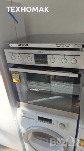 Фурна за вграждане AEG с индукционни котлони 