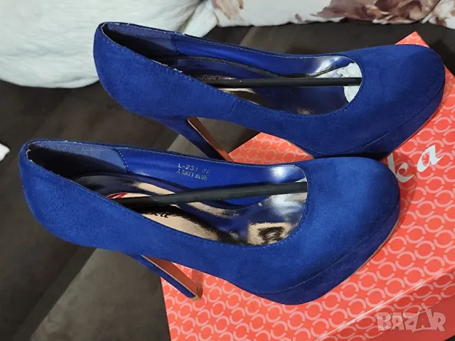 Дамски обувки на ток/платформа, 39, снимка 1