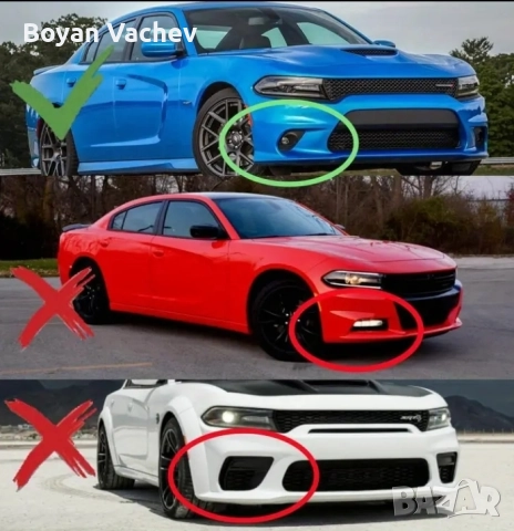 Преден лип спойлер за Dodge Charger Hellcat , снимка 3 - Аксесоари и консумативи - 51633046