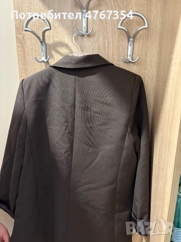 Дамско кафяво сако , снимка 3 - Сака - 53857687