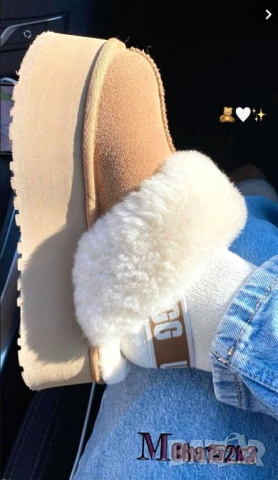 чехли с пух ugg, снимка 3 - Чехли - 50741624