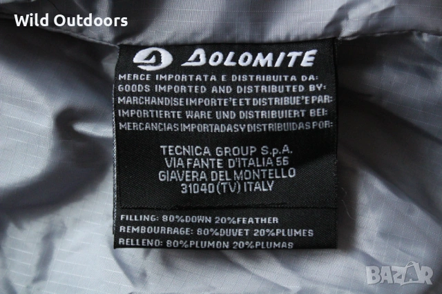 DOLOMITE - мъжки дебел пухен елек, размер XL, снимка 9 - Спортни дрехи, екипи - 53418891