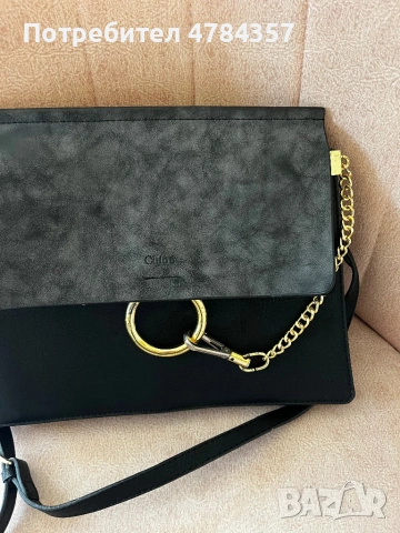 Стилна дамска чанта тип клъч/през рамо от Chloé , снимка 2 - Чанти - 54145083