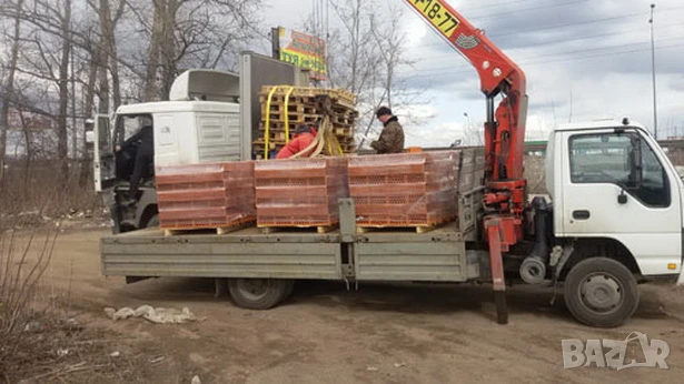 Транспорт КРАН Камион 2 тона товароносимост на камиона --Товароподемност на крана до 1т., снимка 5 - Транспортни услуги - 49972923