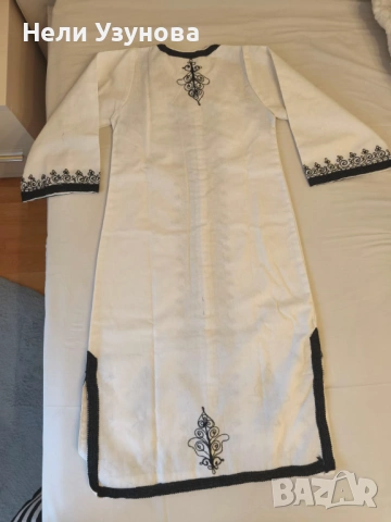 Дълга дамска / детска риза за народна носия, XSS, снимка 3 - Ризи - 53273379