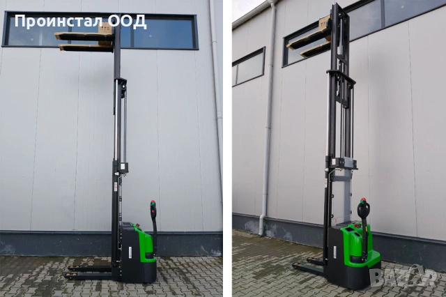 Ел. стакер Noblelift PS16L, товар до 1600 кг, повдигане до 4.6 м, НОВ, снимка 4 - Други машини и части - 53718918