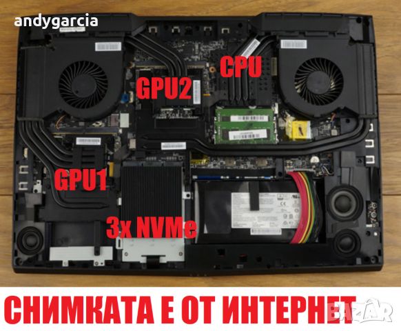 Dual SLI GTX 1070 8GB/17.3 4K IPS/32GB RAM/512GB SSD NVMe + 1TB HDD/MSI GT73VR Titan геймърски, снимка 12 - Лаптопи за игри - 45435525