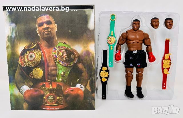 Mike Tyson Майк Тайсън екшън фигура Action figures DC, NECA, MARVEL, снимка 3 - Други игри - 44031194