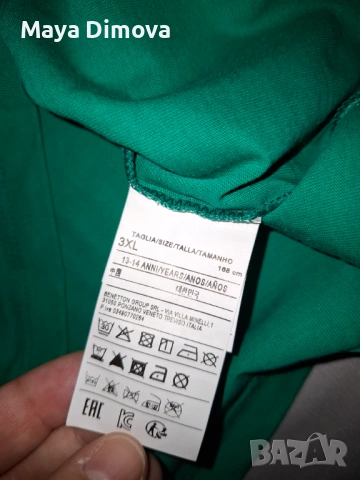 Тениски Benetton 2бр. 160см., снимка 3 - Детски тениски и потници - 54063148