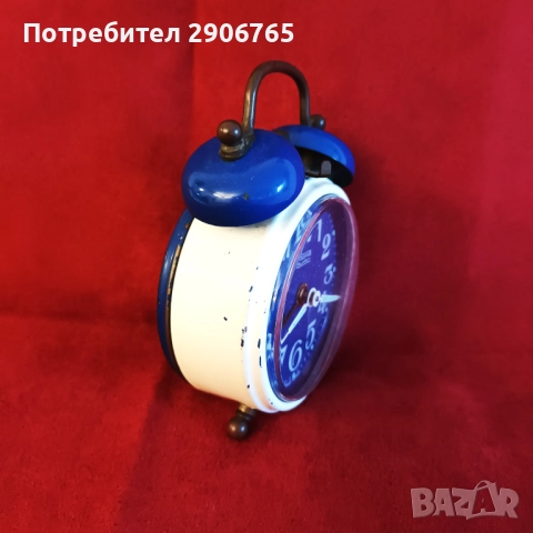 Часовник будилник BLESING Германия работещ, снимка 5 - Антикварни и старинни предмети - 52171113