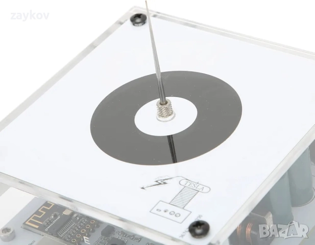 Музикална дъга с бобина на Тесла, експериментален модел за безжично предаване