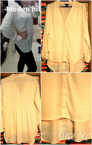 Дамски блузи, ризи, туники, жилетки, болера нови и отлични, снимка 12 - Блузи с дълъг ръкав и пуловери - 19797049