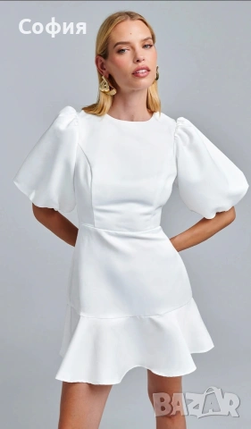 Нова бяла рокля bwldr,р-р С, снимка 2 - Рокли - 54050557