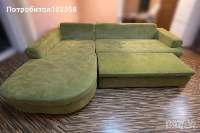 Диван – 220 × 295 см, София (лично предаване), снимка 3 - Дивани и мека мебел - 53585043