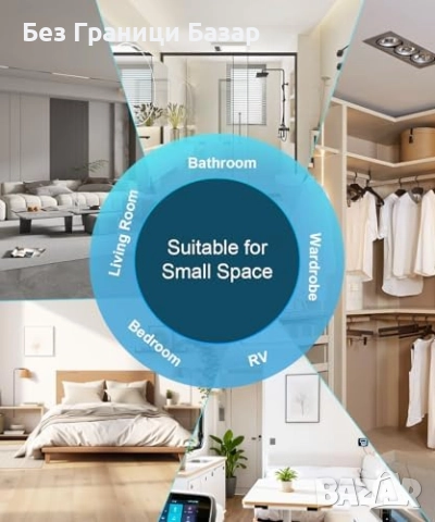 Нов Безшумен домашен влагоуловител 1000ml с авто изключване за стая дом, снимка 6 - Други стоки за дома - 52776171