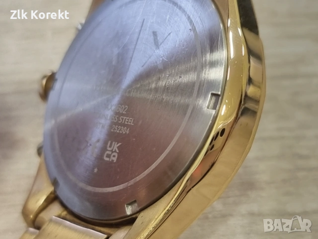 Мъжки часовник в златисто ARMANI EXCHANGE, снимка 11 - Мъжки - 54193074