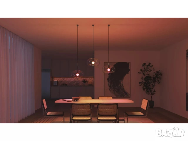 Комплект Philips Hue Essential A19 умни крушки  с Bridge или без, снимка 8 - Крушки - 53941114
