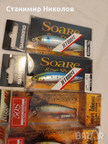 Воблери Shimano Soare,Zip baits Rigge,Ima Roumba,Sasame,резевни части за макари Shimano, снимка 3 - Такъми - 47479861