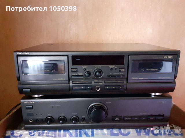 Дек Technics RS-TR474- Японски двукасетъчен автореверс- Като Нов, снимка 2 - Декове - 52816081
