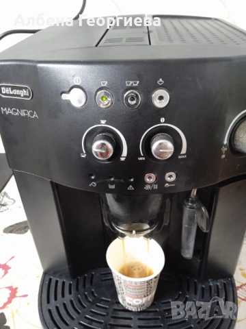 Кафе автомат DeLonghi Magnifica , снимка 3 - Кафемашини - 53399123