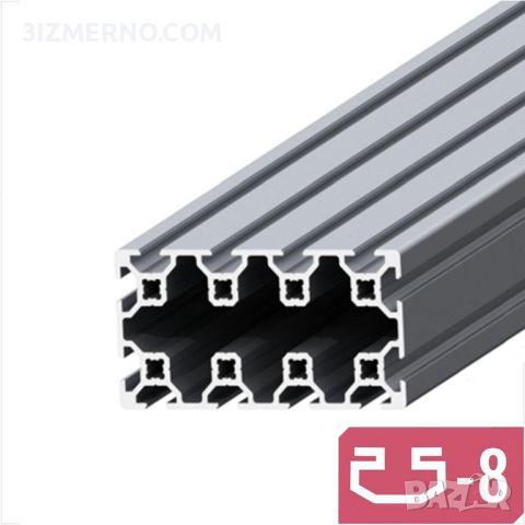 Конструктивен алуминиев профил 60x120 Слот 8 Т-Образен, снимка 1 - Консумативи за принтери - 45512801