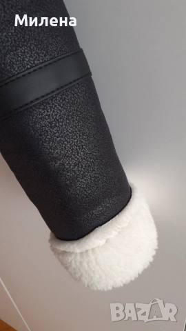 НОВО дамско яке с пухче, размер S, снимка 3 - Якета - 52719453