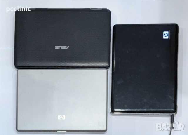 Лот 3 Лаптопа | Asus X5DC, HP Pavilion DV6, HP Compaq 6720s | За части или ремонт