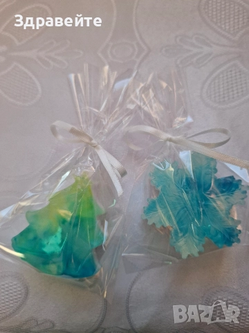 Глицеринови натурални сапунчета за подаръци