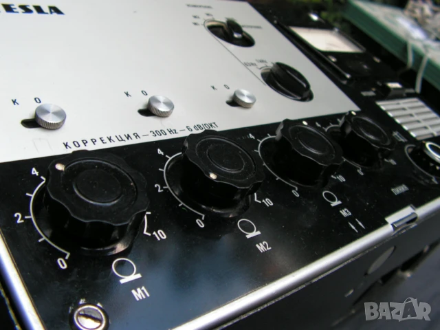 Винтидж, колекционерски аудио миксер Tesla ART-420 1+1 бр., снимка 6 - Ресийвъри, усилватели, смесителни пултове - 51119671