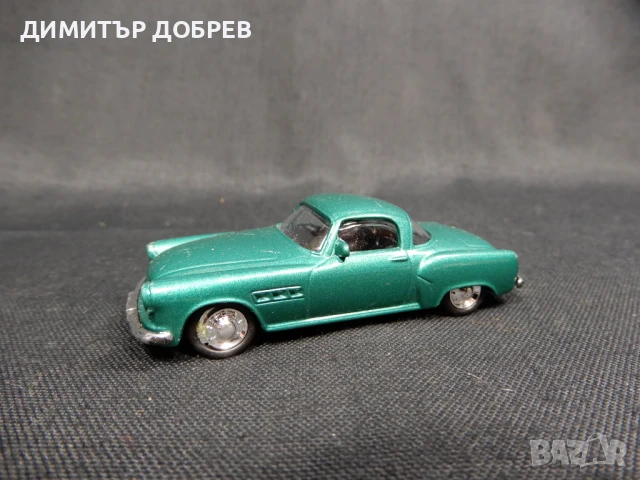 1/64 РЕТРО МЕТАЛНА КОЛИЧКА WARTBURG 313 SPORT COUPE GRELL, снимка 2 - Колекции - 50506494