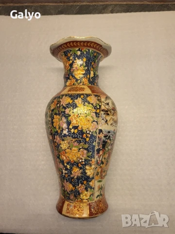 Красива ръчно боядисана китайска ваза, снимка 2 - Декорация за дома - 50609548