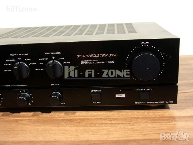 Усилвател  Sony ta-f220 , снимка 5 - Ресийвъри, усилватели, смесителни пултове - 53682220