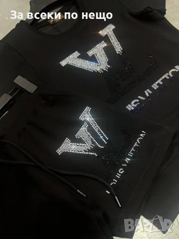 Louis Vuitton Дамски Летен Комплект Тениска И Къси Панталонки👚🩳Дамски Къс Екип - 2 Цвята Код A582, снимка 3 - Спортни екипи - 50370434