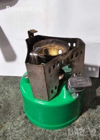 Съветски бензинов котлон примус Шмель 2 части, снимка 3 - Антикварни и старинни предмети - 52200848