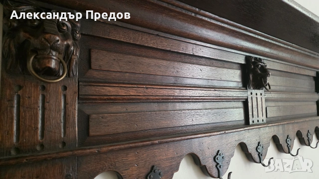 Старинна холандска закачалка , снимка 4 - Антикварни и старинни предмети - 54267752