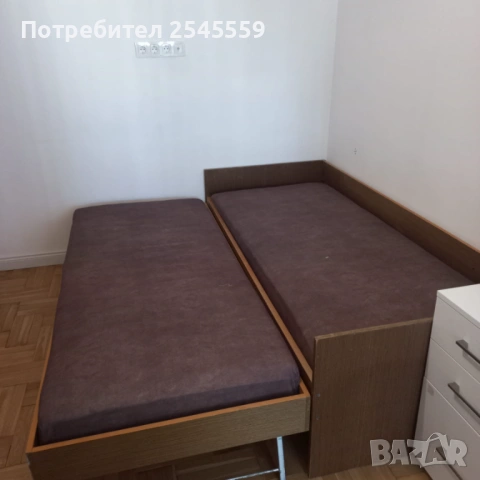 Разтегателно двойно легло 82х190 см., снимка 5 - Спални и легла - 53231294