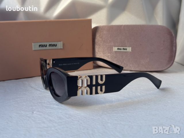 Miu 2024 слънчеви очила с лого , снимка 9 - Слънчеви и диоптрични очила - 45504476