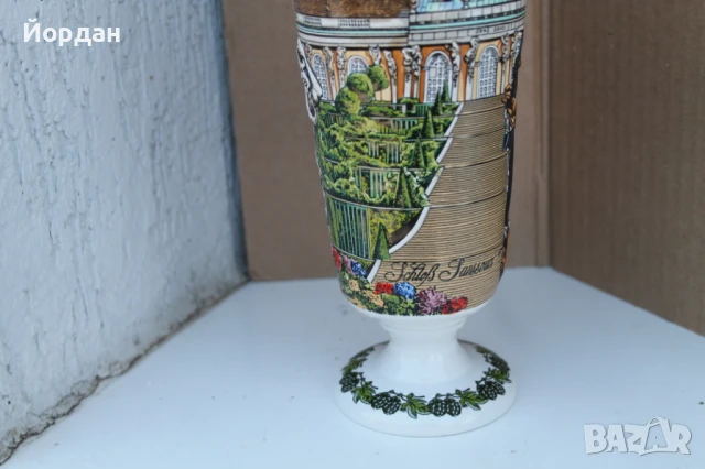 Немска порцеланова халба за бира, снимка 6 - Колекции - 50715003