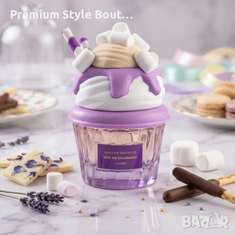 Сладък аромат за мъже и жени Lattafa Give Me Gourmand Mallow Madness , снимка 2 - Унисекс парфюми - 54064876