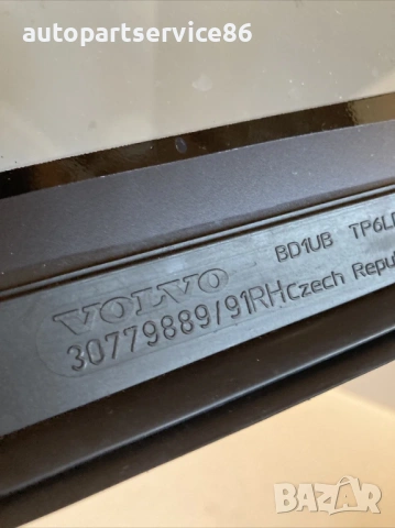 Задно дясно странично стъкло за Volvo S80 2400CC 185HP (2009) 30779889, снимка 2 - Части - 53774860