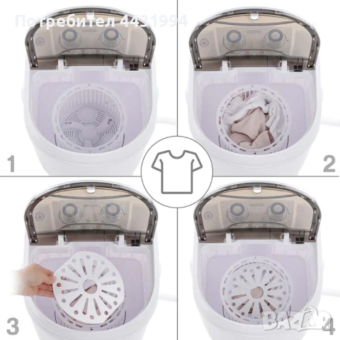 Мини пералня Termomax MWM3300W, снимка 10 - Перални - 51178073