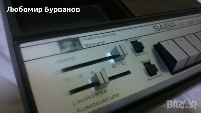 касетофон saba cr 335 stereo, снимка 3 - Радиокасетофони, транзистори - 51877353