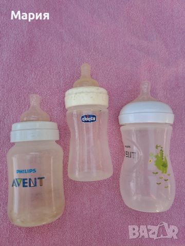 Шишета-Philips Avent/Chicco, снимка 1 - Прибори, съдове, шишета и биберони - 46781544