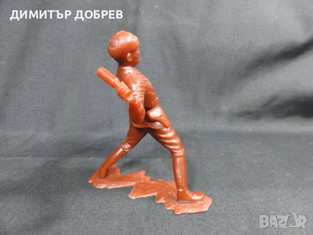СТАРА РЕТРО СОЦ СССР ПЛАСТМАСОВА ФИГУРКА РУСКИ ВОЙНИК ВСВ, снимка 4 - Колекции - 52712162