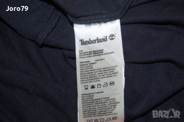 Нов Timberland Organically Cotton Мъжка Тениска Ежедневна Спорт Раз.М, снимка 7 - Тениски - 45251764