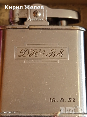 Винтидж колекционерска запалка Ronson Whirlwind бензинова перфектно състояние 51794, снимка 3 - Колекции - 54075453