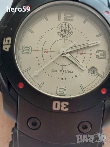Много рядък военен дайвърски швейцарски часовник''Bereta'', снимка 4 - Мъжки - 46419855