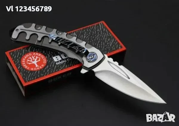 Сгъваем нож BOKER F86 -98х231, снимка 4 - Ножове - 50844356