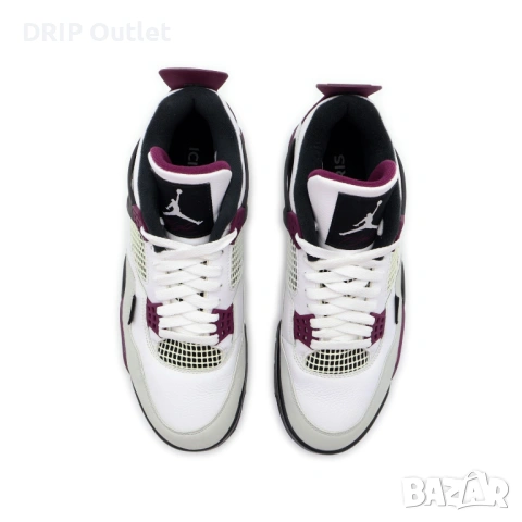 !НОВИ! Jordan 4 Retro | PSG | + КУТИЯ, снимка 6 - Маратонки - 54168162