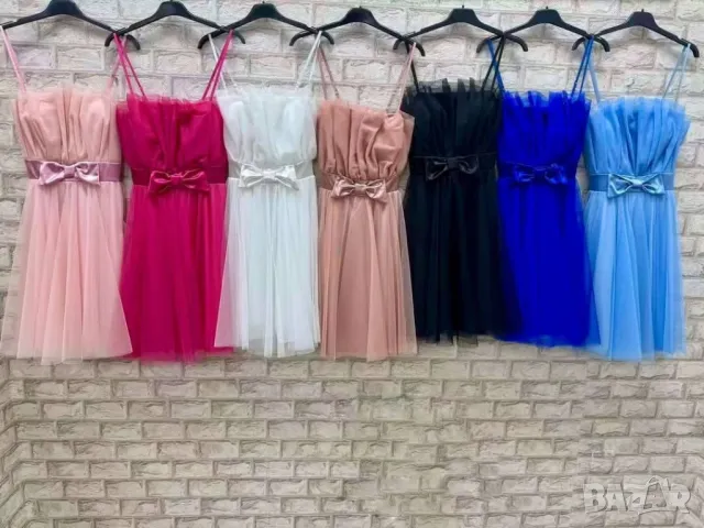 къси кукленска рокли с панделка , снимка 7 - Рокли - 50427764